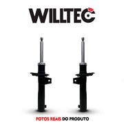 Par Amortecedor  + Kit Coxim Dianteiro Audi A3 2007 A 2012