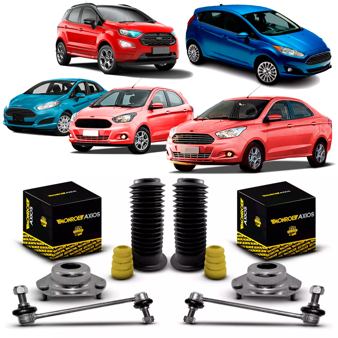 Par Kit Batedor Dianteiro + Bieleta New Ecosport 2013 A 2019