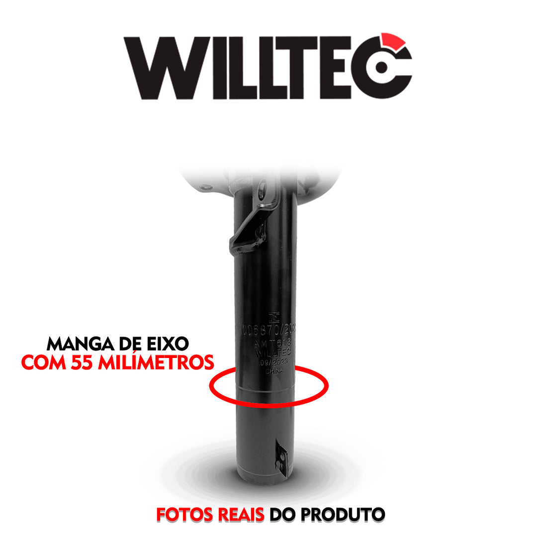 Par Amortecedor + Kit Coxim Dianteiro Volkswagem Jetta 2008 A 2017