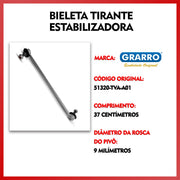 Par Bieleta Estabilizadora Dianteira Honda Civic 2017 A 2021