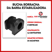 Par Bieleta + Bucha Suspensão Dianteira Honda Civic 2017 a 2021